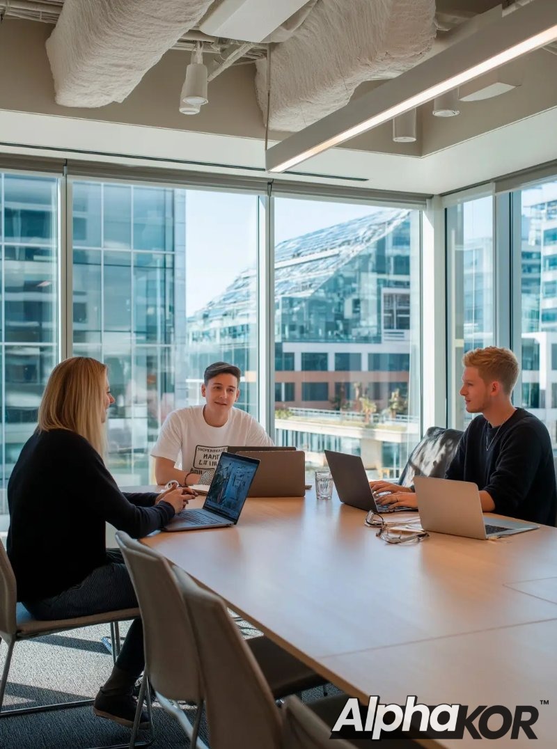 Tailored VoIP Services enhancing productivity and client experience in a modern office setting.