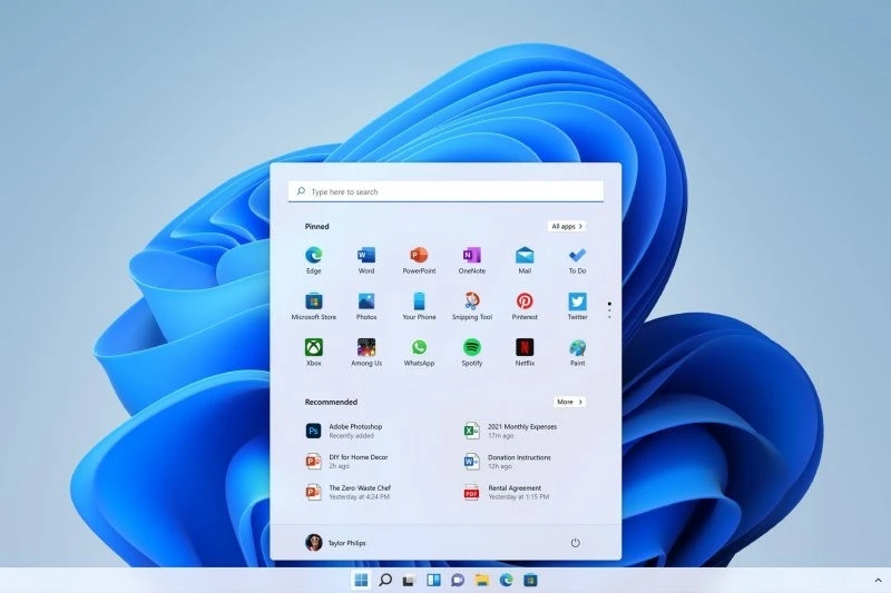 windows showing microsoft 365 apps